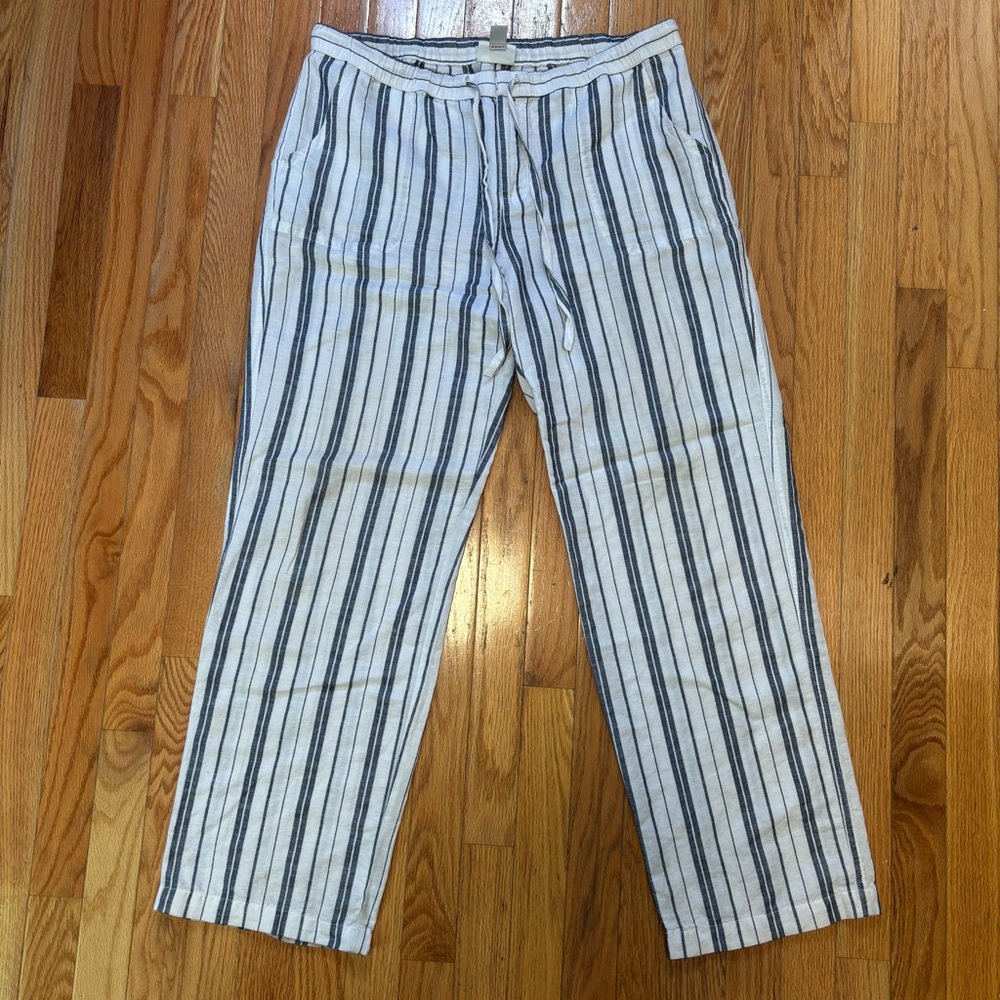 Liz Claiborne Women’s Striped Linen Pants
